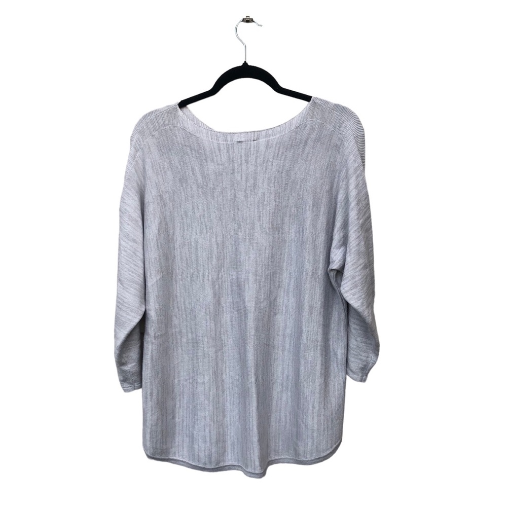 Chicos Soft Silver Gray Sweater size 12 - Picture 4 of 8